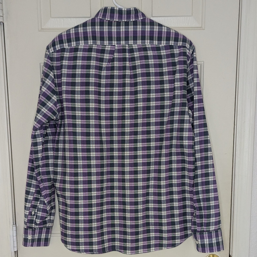 J. Crew Re-Imagine Oxford Button Down Men's L Slim - Picture 3 of 16